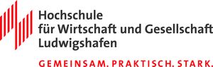 Logo Claim cmyk Hochschule für Wirtschaft und Gesellschaft Ludwigshafen Logo